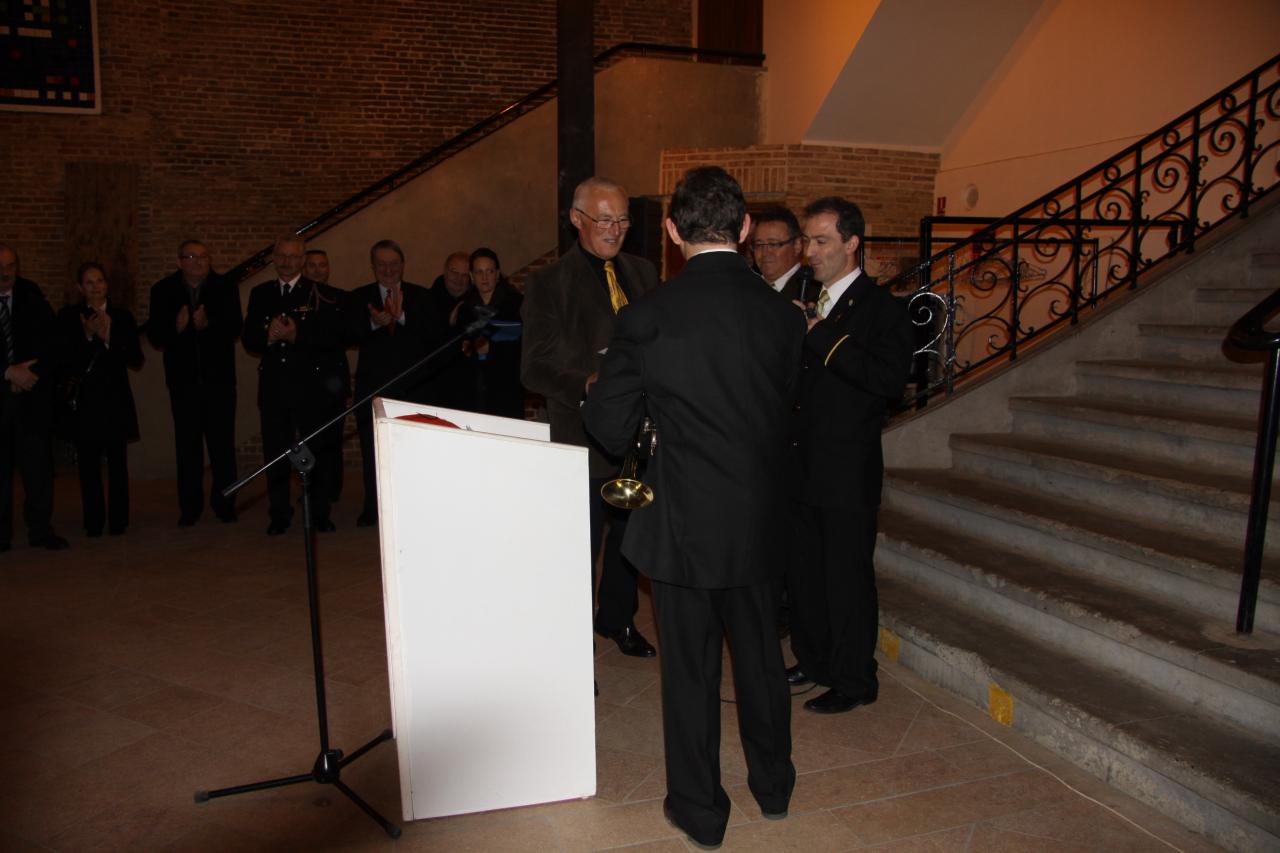 Remise du diplôme à Quentin Basset